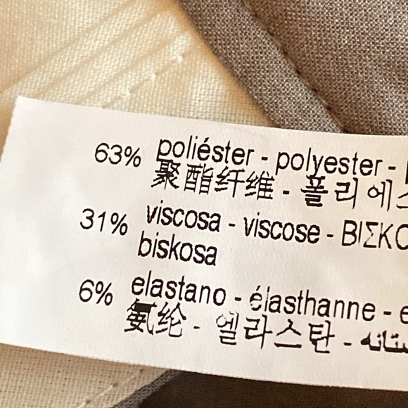 NWT. Zara Gray Viscose Blend Double Mid Rise Midi Skirt. Size S. - Picture 10 of 11